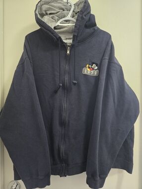 Mens Walt Disney Zip Up Hoodie